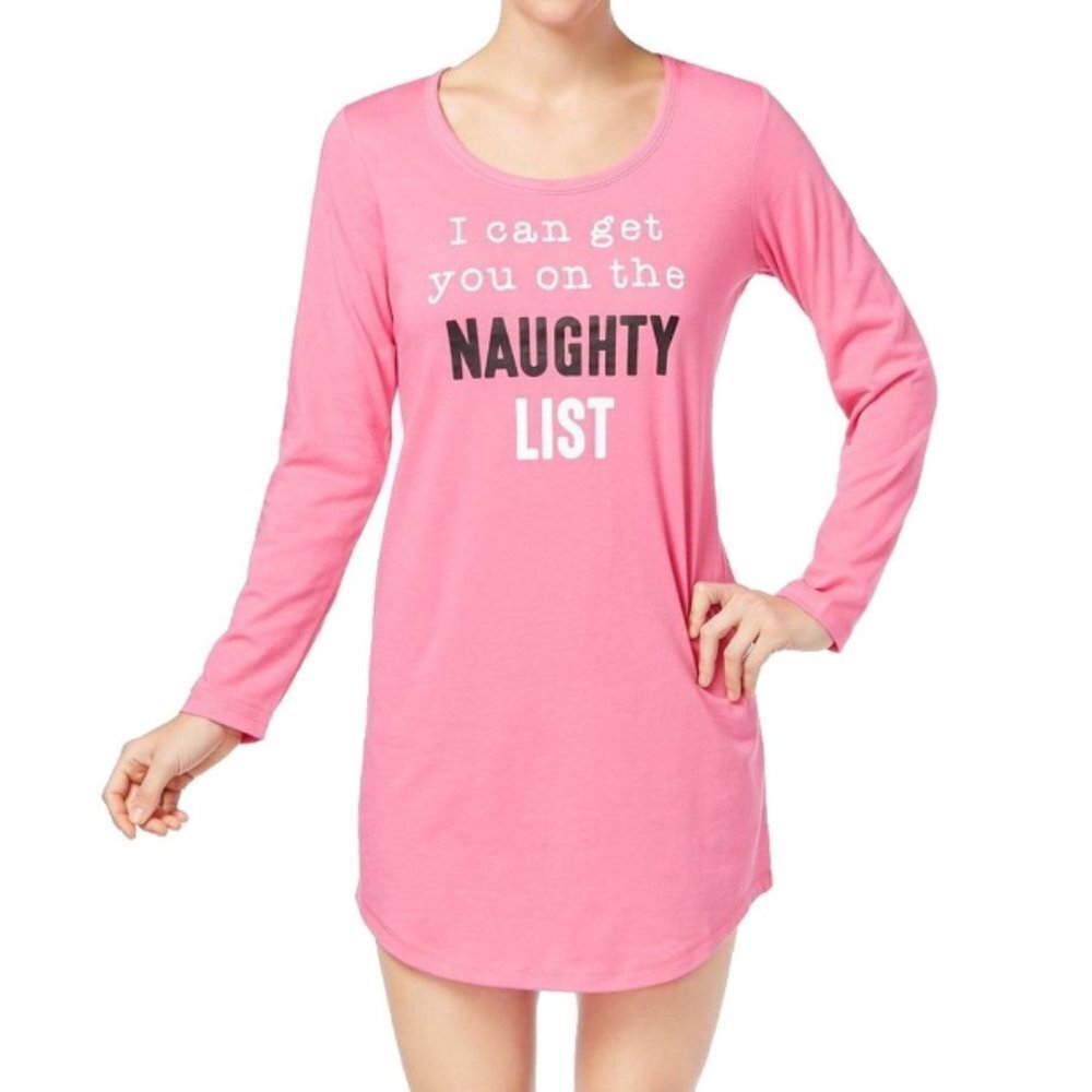Jenni by Jennifer Moore Graphic Sleepshirt Pajama Nightgown S